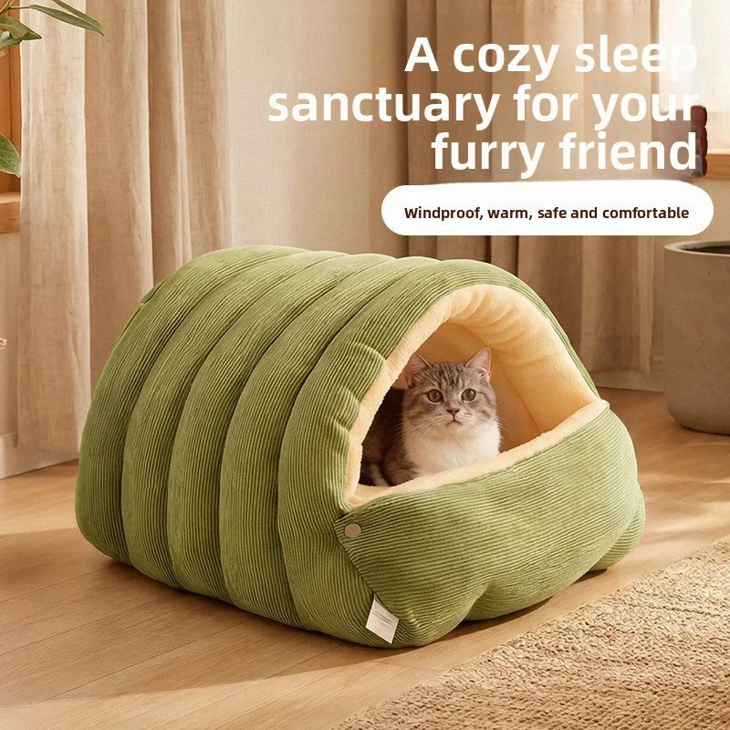 Cozy Closed Pet Bed