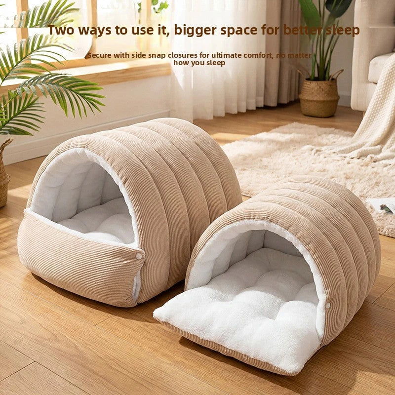 Cozy Closed Pet Bed