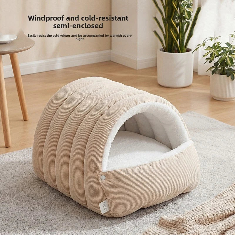 Cozy Closed Pet Bed