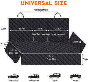 Dog Car Seat Cover, Back Seat Cover for Dogs Pet Car Seat Protector