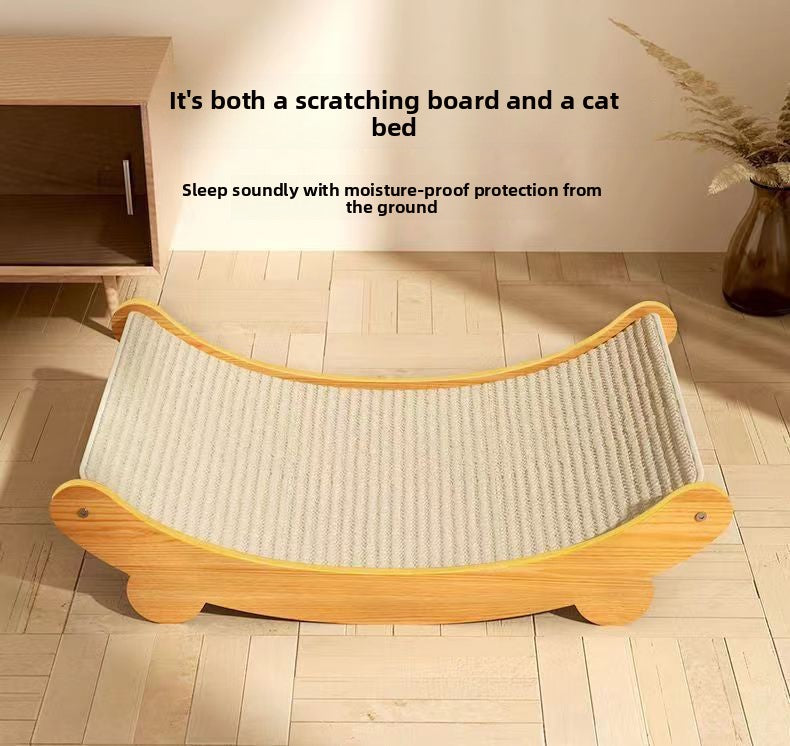 Sisal Cat Scratcher Bed with Cozy Nest