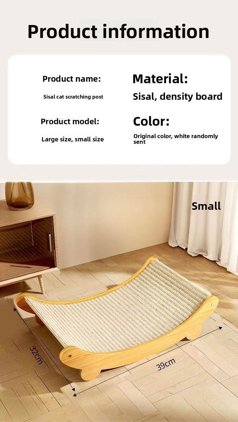 Sisal Cat Scratcher Bed with Cozy Nest