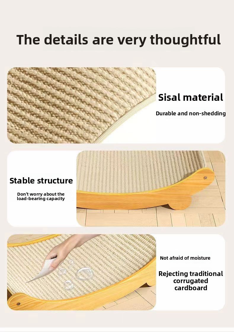 Sisal Cat Scratcher Bed with Cozy Nest