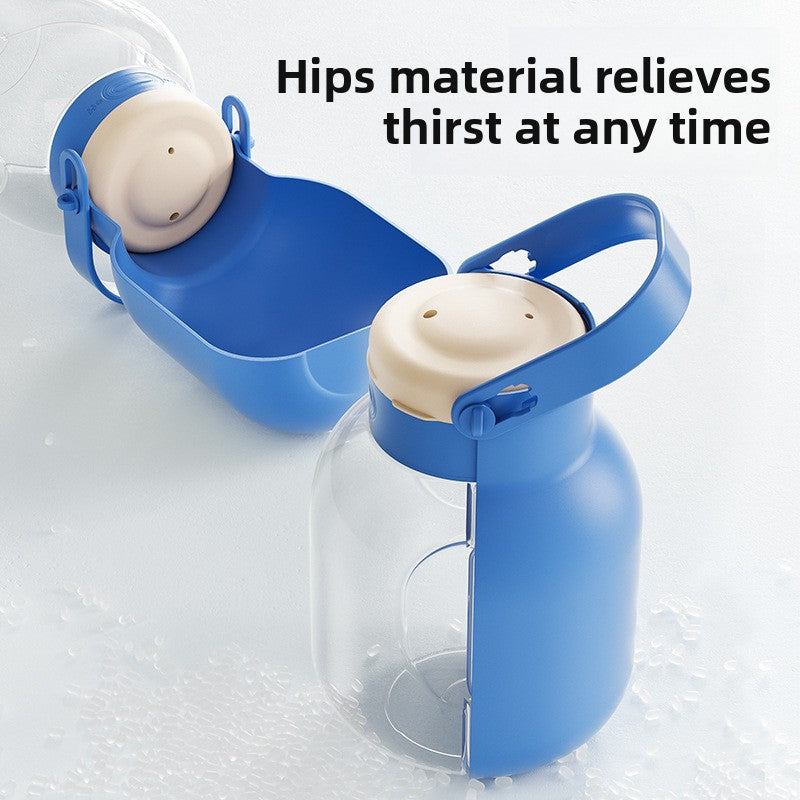 Portable Pet Water Bottle with Bowl
