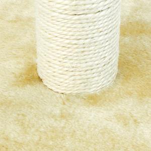 KCT LARGE CAT SCRATCHING BEIGE POST for INDOOR KITTEN SISAL SCRATCHER POLE 78CM
