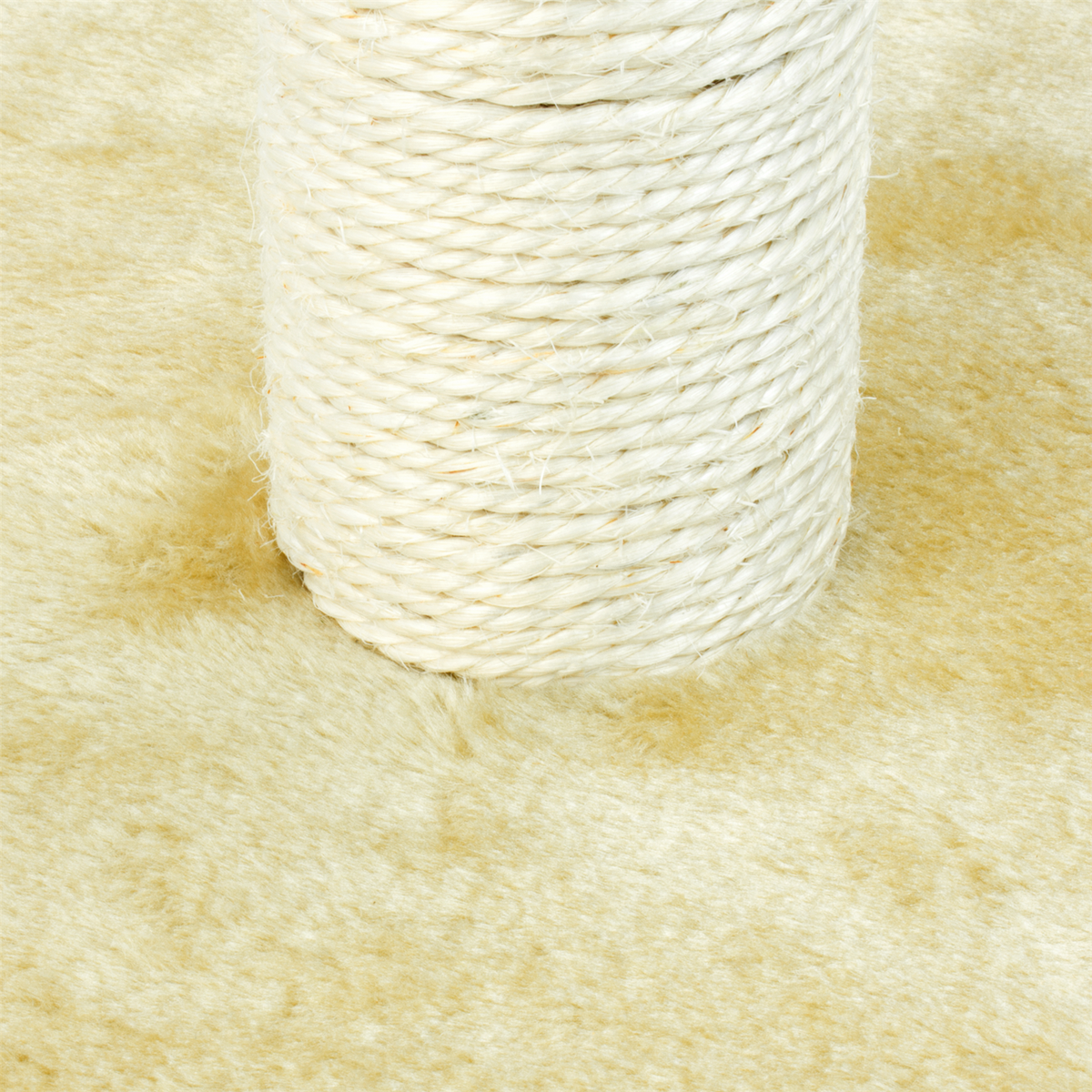 KCT LARGE CAT SCRATCHING BEIGE POST for INDOOR KITTEN SISAL SCRATCHER POLE 78CM